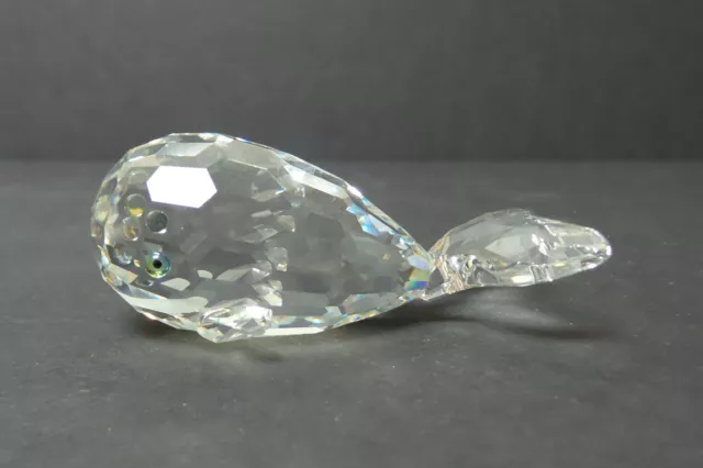 Nice Swarovski Crystal "Moby Dick / Whale" Figurine, Retired