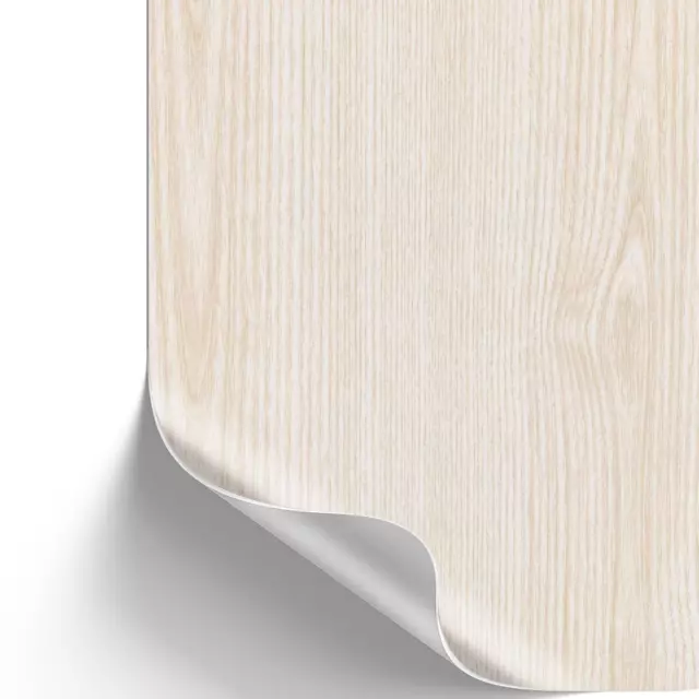 10€/m² Selbstklebende Folie Tapete Möbel Küche Deko Klebefolie Holzoptik weiß