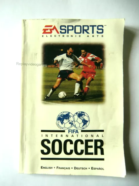 49568 Instruction Booklet - FIFA International Soccer - Sega Mega Drive (1993)