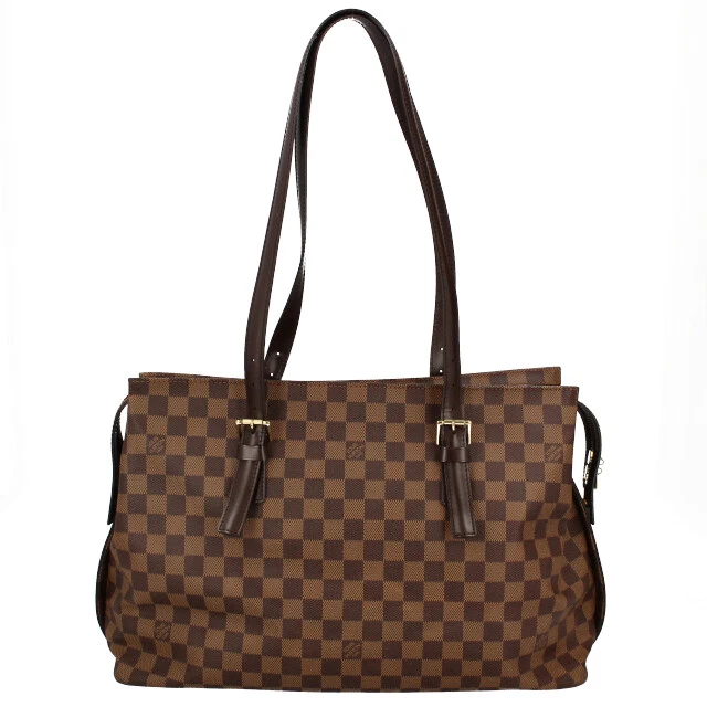 LOUIS VUITTON Chelsea  Damier WomenTote Bag Brown Discontinued product USED