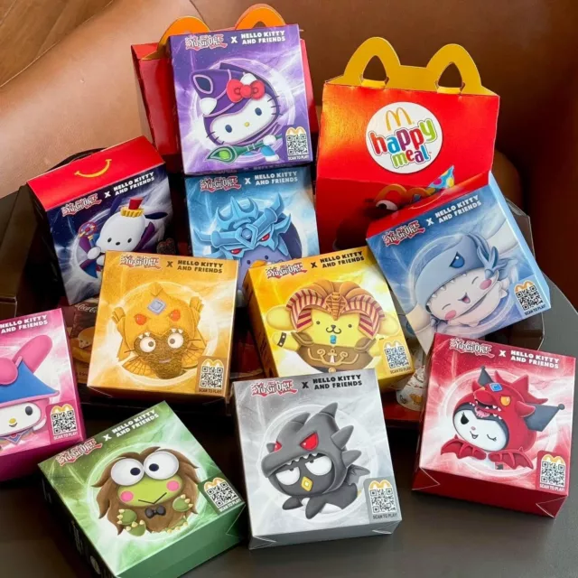 2025 MCDONALDS HAPPY Meal Toy YuGiOh Hello Kitty Full Complete Set 10
