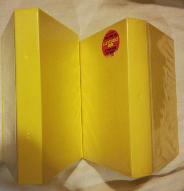 2 Yellow Video Tape Cases