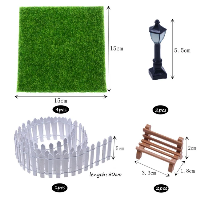 83 Accessoires Miniatures Pour Jardin Féerique - Décoration Mini Château, Arbres Et Briques