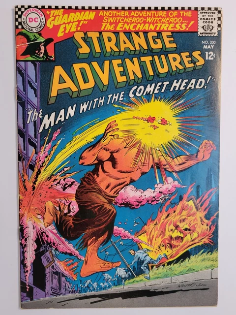 STRANGE ADVENTURES #200 (VG/F) 1967 "THE MAN with the COMET HEAD!" SILVER AGE DC