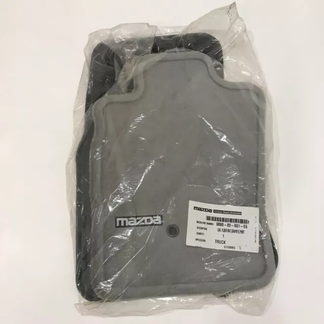 2004 2006 2007 2008 Mazda B Series Truck Gray Carpet Floor Mats 000089B01E6 OEM 2004 2006 2007 2008 Mazda B Series Truck Gray Carpet Floor Mats 000089B01E6 OEM