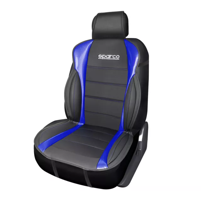 SPARCO Sitzkissen Sitzauflage Sitzschoner Universal Schwarz Blau Auto Sitzschutz