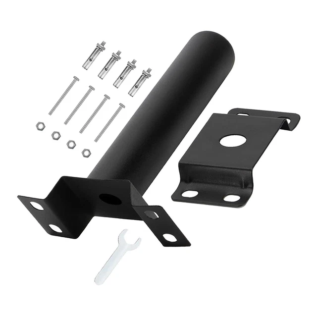 LIGHT POLE MOUNT Fixture Antenna Adaptor for Barn Lamp Solar Street ...