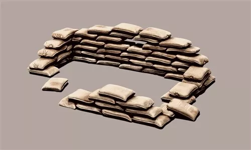 1:35 Italeri Sandbags Kit It0406  Modellino