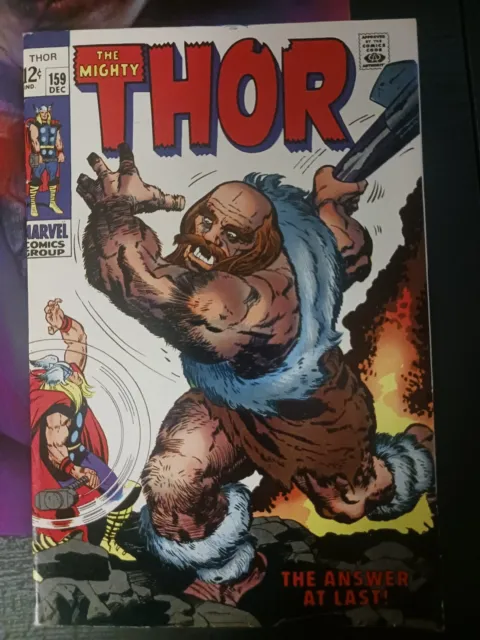 Jack Kirby & Stan Lee Signed The Mighty Thor #159 Appearance Donald Blake as...