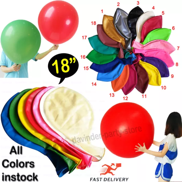 18" / 36" INCHES LATEX BALLOON GIANT LARGE Wedding Party Decoration Birthday