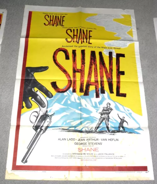 Shane Original 1sh Movie Poster