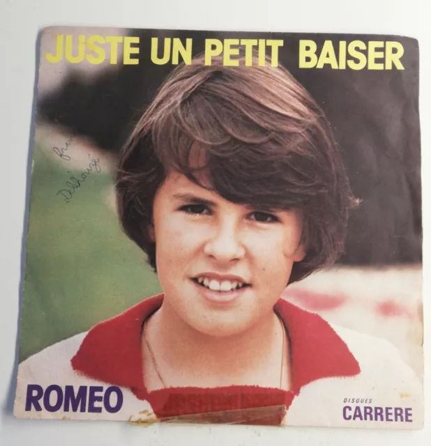 N1221 Vinile 45 Giri Romeo Solo Un Piccolo Bacio Dischi Carrere, Paris