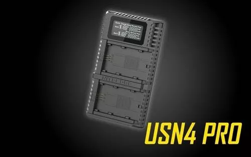 Nitecore USN4 Pro Dual-Slot USB Charger, for Sony NP-FZ100 Batteries
