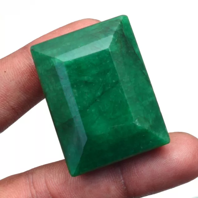 928 Cts Natural Emerald Brazilian 39mm-45mm Huge Size Faceted Cut Gemstones Lot 3