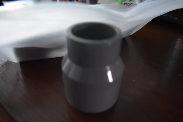 Durapipe Pvc Abs Reduzierung Einfache Steckdose Hellgrau, Stecker, Heizung, Sanitär
