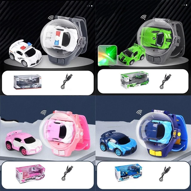 WRIST STRAP CAR Watch Toy Remote Control Car Kid Boy Gift RC Racing Toy ...