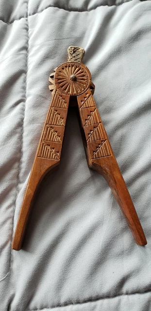 Vintage Carved Wood Nutcracker, Yugoslavia