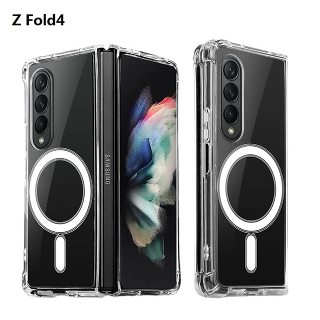 Coque pour Samsung Galaxy Z Fold 3/4 5G Slim Magnetic MagSafe Transparent Cover