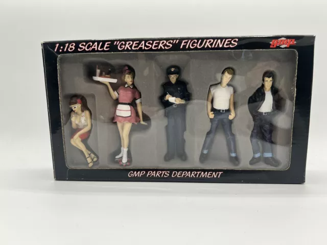 1:18 Scale Gmp "Greasers" Figurines-Diorama-Ertl-Hotwheels-Acme