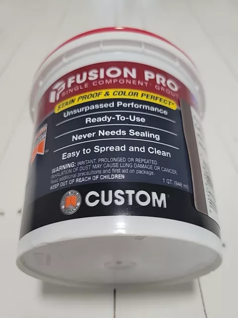 Tile Grout Fusion Pro #646 grano de café 1 cuarto componente único listo para usar