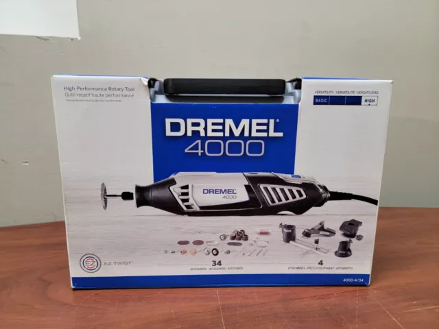 Dremel 4000 1.6Amp High-Performance Rotary Tool 4000-4/86-P - Gray
