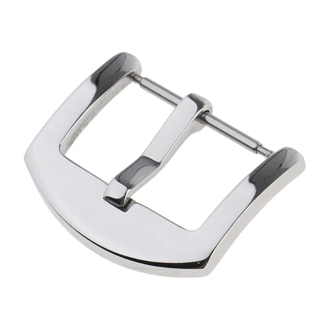 Watch Band Strap Replacement Buckle Clasp Stainless Steel Pin Buckle 16-24mm