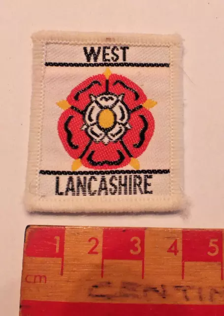 Vintage Boy Scouts West Lancashire District County Area Badge (F1)
