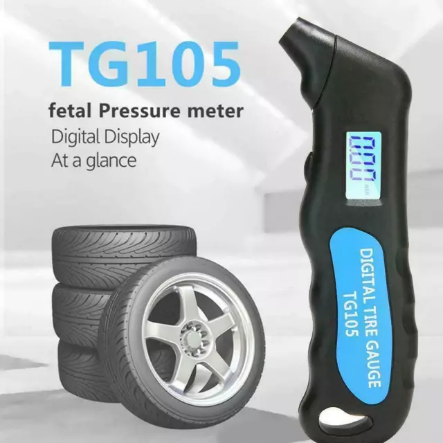TG105 Digital Car Tire Pressure Gauge Barometer Tester for motorcycles car truck 3