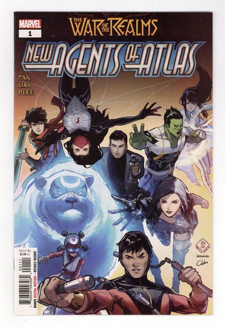 War of the Realms New Agents of Atlas 1A Tan NM 9.4 2019