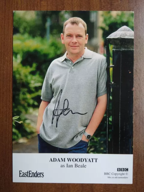 ADAM WOODYATT *Ian Beale* EASTENDERS HAND SIGNED AUTOGRAPH FAN CAST PHOTO CARD