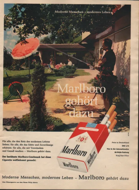 MARLBORO, Werbung 1960, Moderne Menschen - modernes Leben