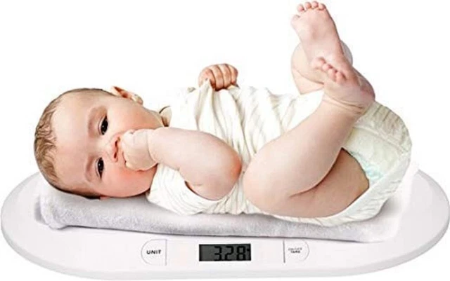 Grundig Babywaage Digitale Waage LED Anzeige Tara Funktion max. 20kg Weiß B-WARE