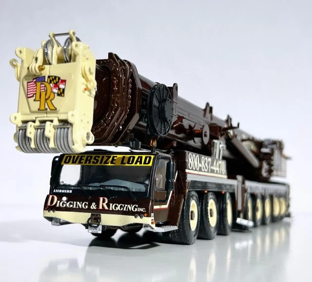 LIEBHERR LTM 15008.1 crane "Digging & Rigging" WSI truck models 51