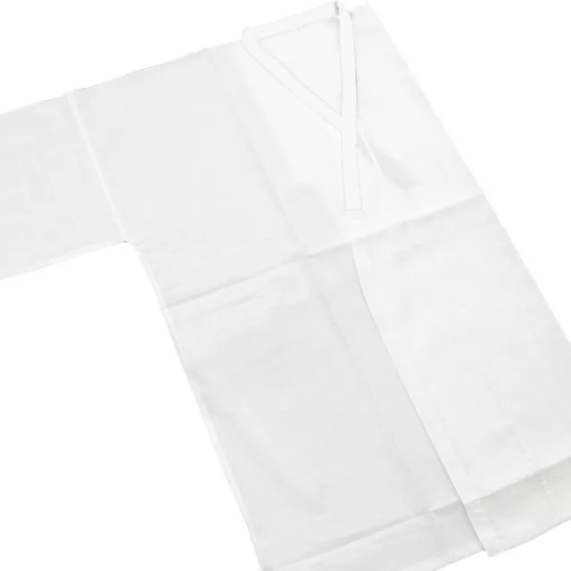 Japanese Men's Traditional Kimono inner under wear Tshirt Juban White from JAPAN