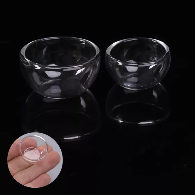 1:12 Dollhouse Miniature Glass Fruit Bowl Salad Bowl Kitchen Accessori FM