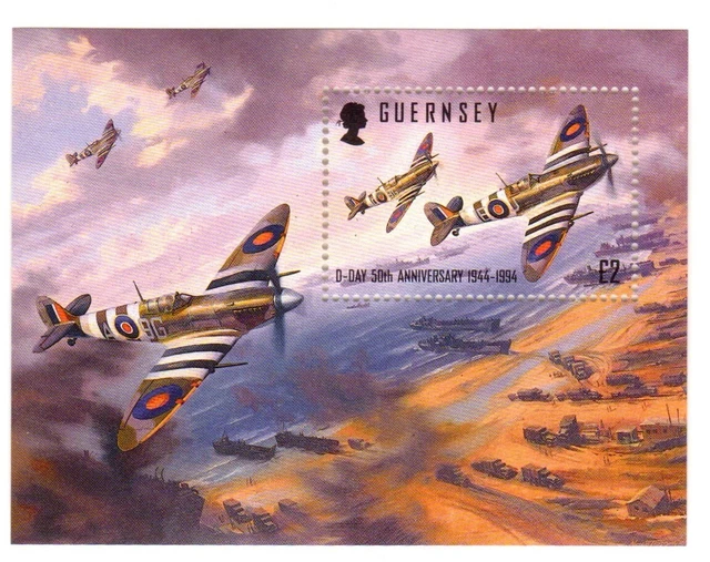 Guernsey SG MS638 D-Day Anniversary 1994 minisheet MNH combined purchase offered