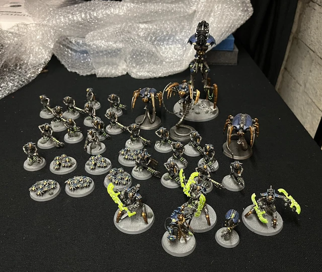 NECRON ARMY PAINTED Job Lot Warhammer 40K Necrons EUR 109,00 - PicClick FR