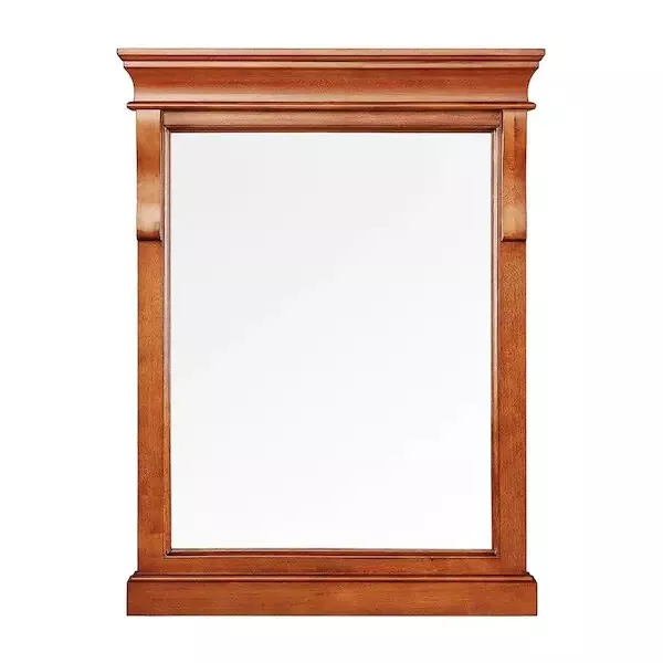 Home Decorators Naples 24 in. x 32 in. Warm Cinnamon Wall Mirror