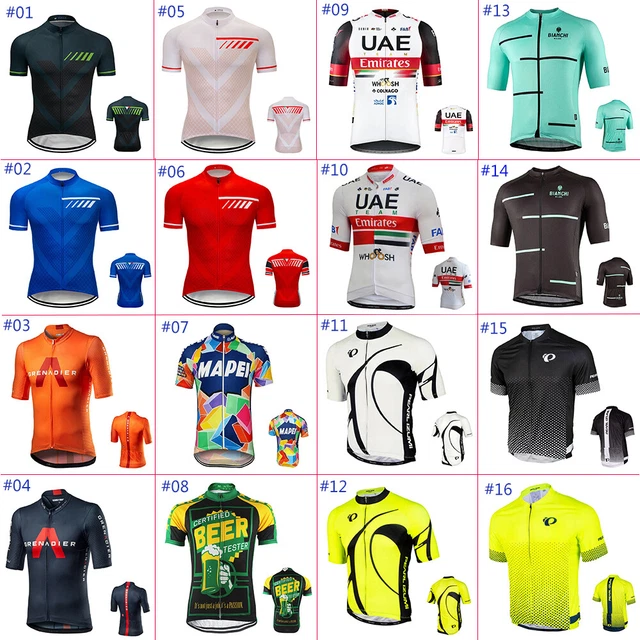 Fahrradtrikot Herren Retro - Kurzarm Rennrad Trikot, Atmungsaktiv, Mit Taschen