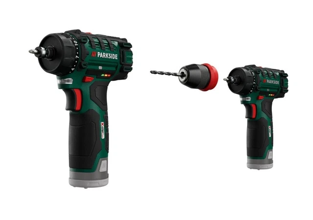 PARKSIDE X12V TRAPANO Avvitatore a Batteria 12 Volt con Batteria