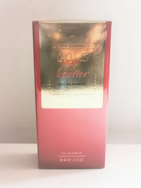 Cartier Must Gold Eau De Parfum 100 Ml Neuf Rare