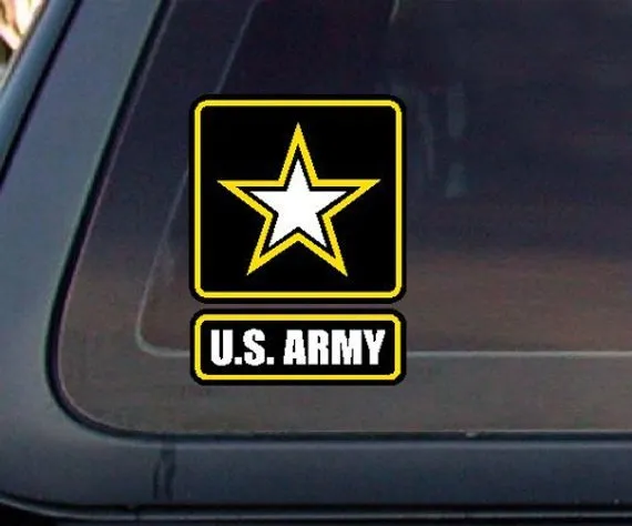 U.S. Army Bumper Sticker Window Laptop Car Decal Vinyl iPad