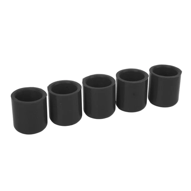 Tubo di aspirazione tubo di aspirazione nero 5 pz tubo terminale spina coperchio di lancio 25 mm