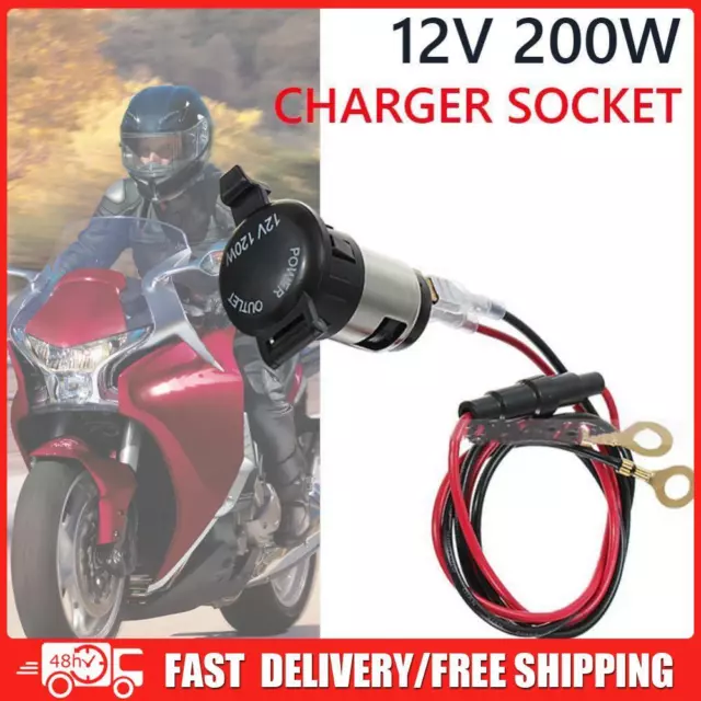 12-24V 120W Charger Plug Motorcycle Car Power Adapter Socket Car Accessories