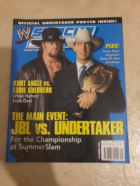 WWE Smackdown Magazine September 2004 Wrestling WWF WCW AEW nWo ECW