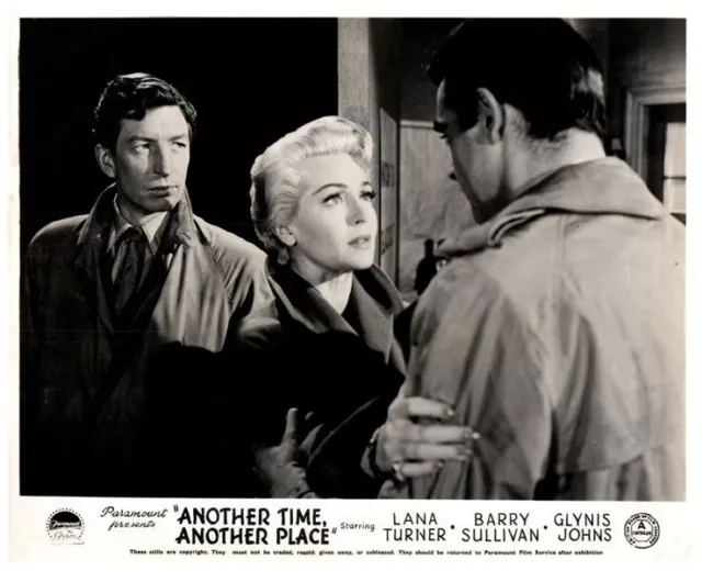 Another Time Another Place Lobby Card Lana Turner Sean Connery Terence Longdon