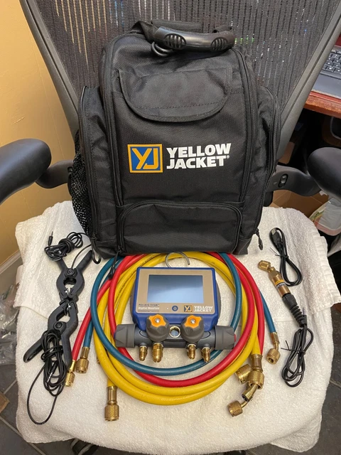 Yellow Jacket 40870 P51-870 Color Touchscreen TITAN Digital Manifold + + +