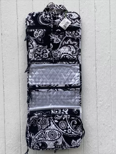 Vera Bradley Hanging Travel Organizer Midnight Paisley Cosmetic Toiletry Bag