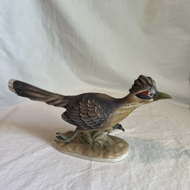 Vintage Lefton China Road Runner KW3209 Hand Painted Japan Bird Excellent Cond
