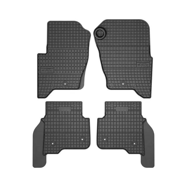 OMAC Gummi Fußmatten für Land Rover Discovery 2009-2016 Automatten Schwarz 4x